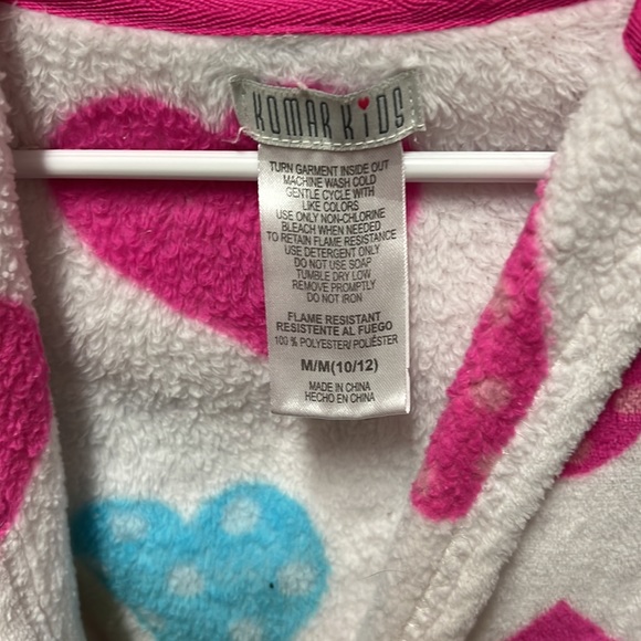 Girls Heart Robe - Picture 4 of 4